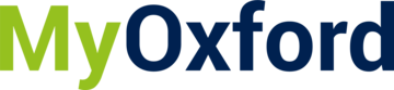myoxford logo colour green blue
